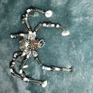 Beaded spider decor 2x2x1